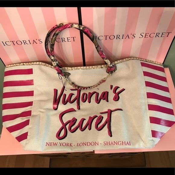 NWT Victoria’s Secret Secret canvas tote - Picture 1 of 3